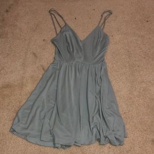 Dusty blue romper